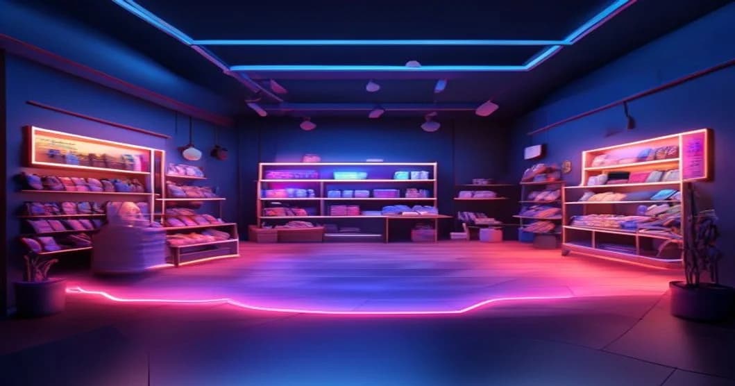 Hình ảnh 3D Isometric bên trong cửa hàng với các nhãn Sold Out - Case Study: Hành Trình TikTok Shop Trăm Đơn/Ngày Nhờ Seeding Minigame - 360TuongTac